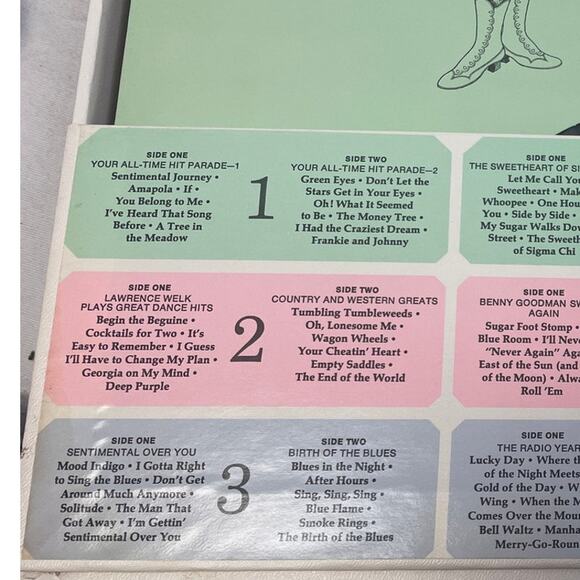 Vintage 1970 Reader's Digest Lets Take A Sentimental Journey 9 Vinyl Record Set - Picture 4 of 4